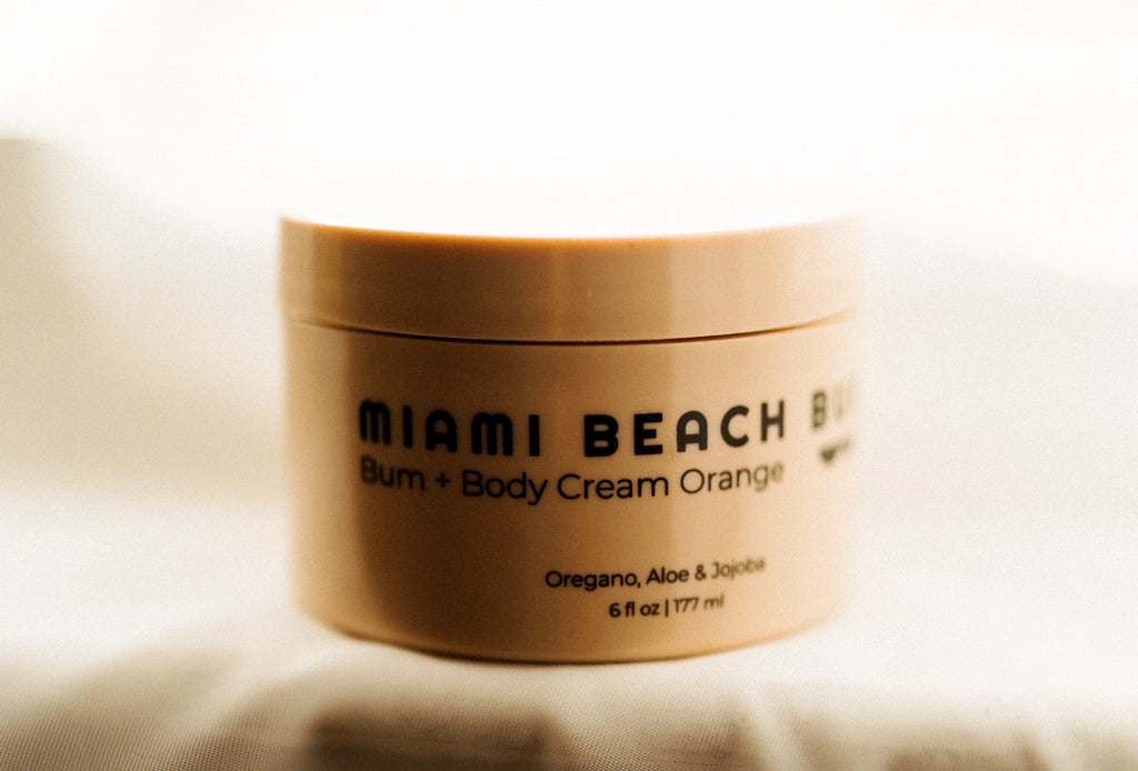 Miami Beach Bum Bum + Body Cream Orange with Oregano, Aloe & Jojoba at Green Revolution Studio in Bethesda, MD